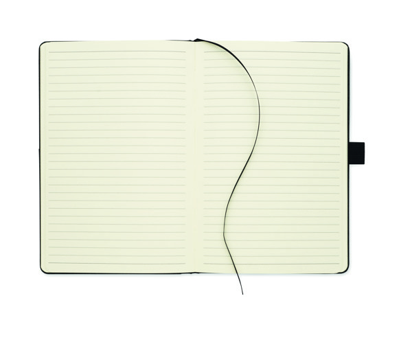 A5 notebook PU front pocket Cinco - Schwarz