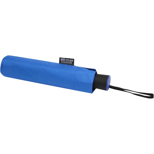 Agnes 21" foldable auto open RPET umbrella - Royal Blue