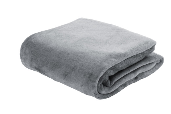 Couverture en flanelle RPET Vantaa - Gris