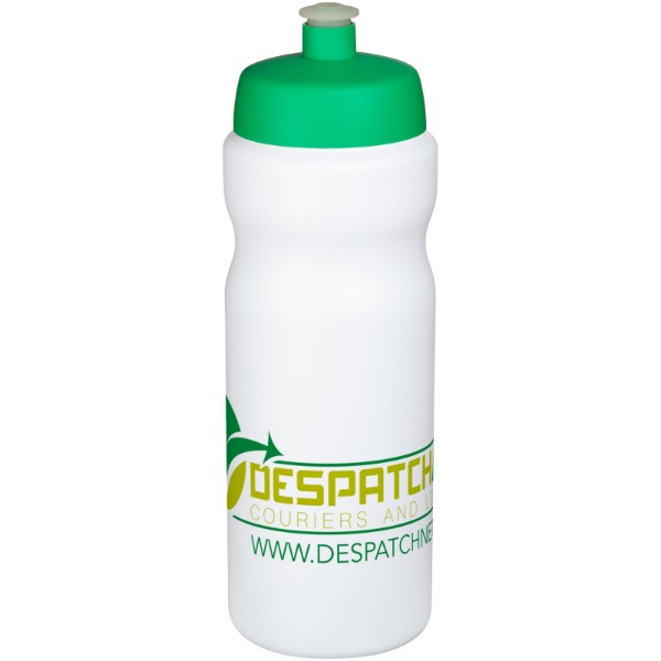 Bouteille de sport Baseline® Plus 650ml - Blanc / Vert