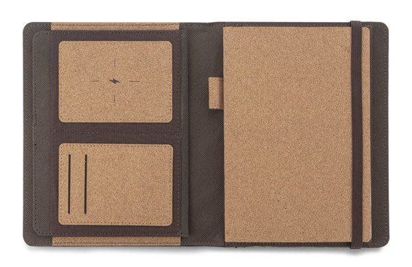 Portfolio with wireless charger CHARCO A5