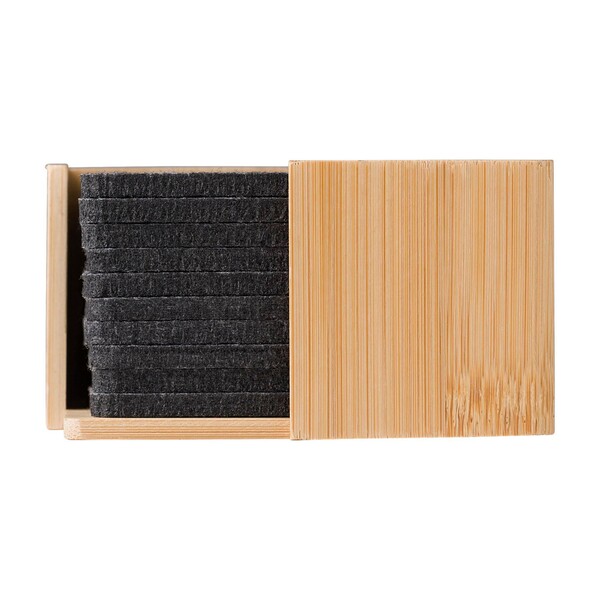 Conjunto de bases para copos em feltro rPET Lawrence