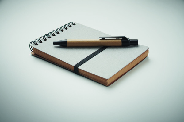 Notie recycled notebook, 140 pages - Grey