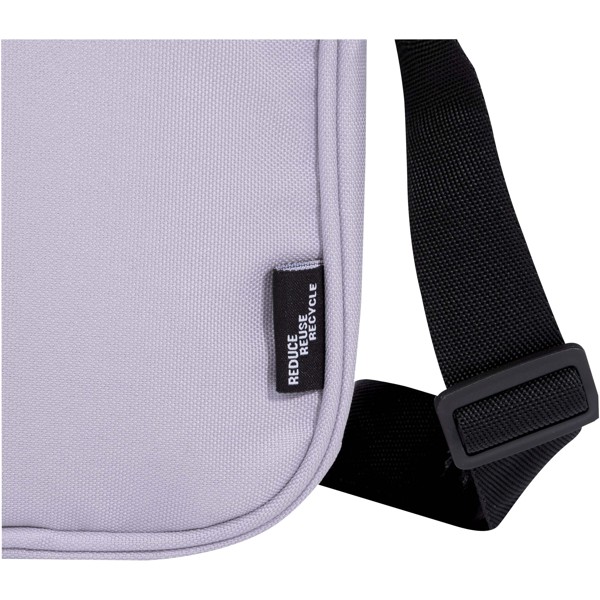 Borsa a tracolla in materiale riciclato certificato GRS Byron 2l - Lilla