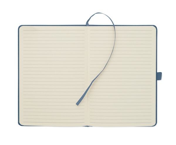 Carnet A5 rigide en RPET Cordi Note - Bleu