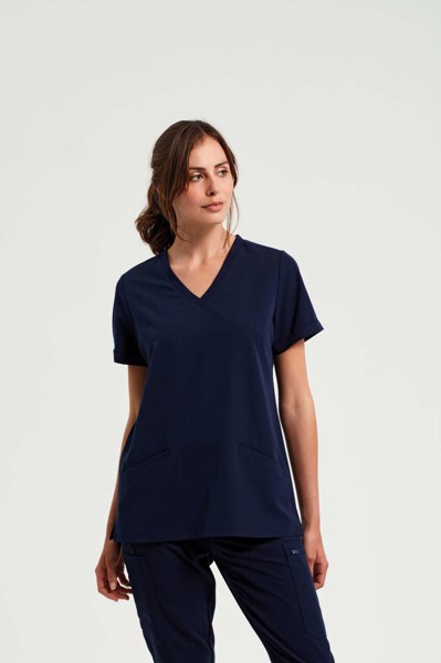 'Invincible'  Women’S Onna-Stretch Tunic - Action Navy / 3XL