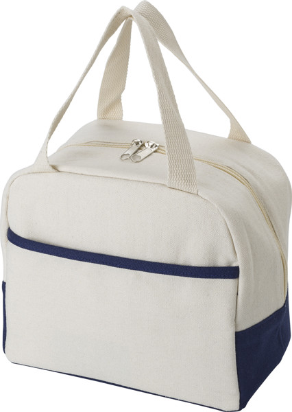 Saco térmico em algodão (280 gr/m²) Alex - Navy / Natural