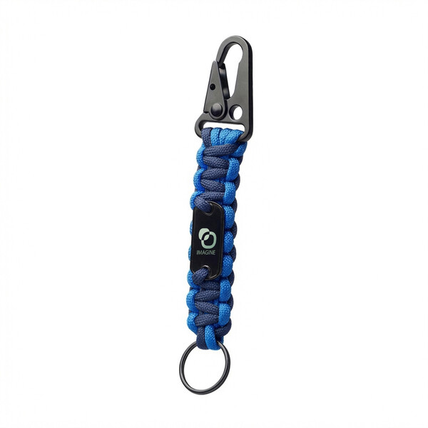 STRAND - BND1552 - RPET Porte-clés tressé avec crochet