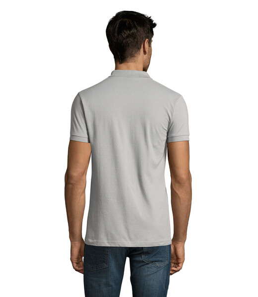 PERFECT MEN Polo homen 180g - Cinza Puro3XL