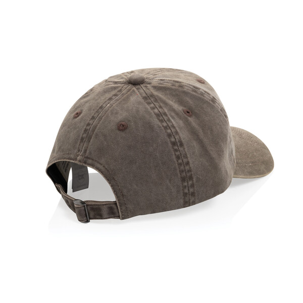 Čepice BEAU AWARE™ 6-panelová z bavlny twill 270 gsm - Hnědá