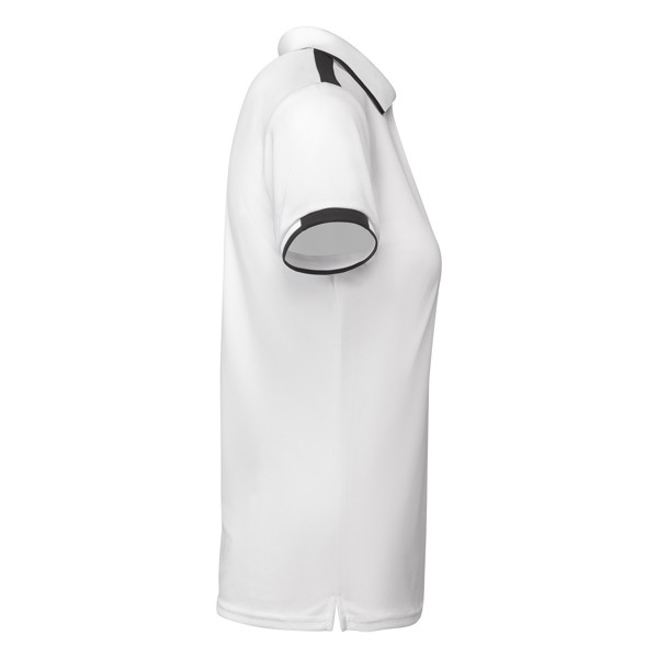Tamil Woman Polo Shirt - White/Black / M