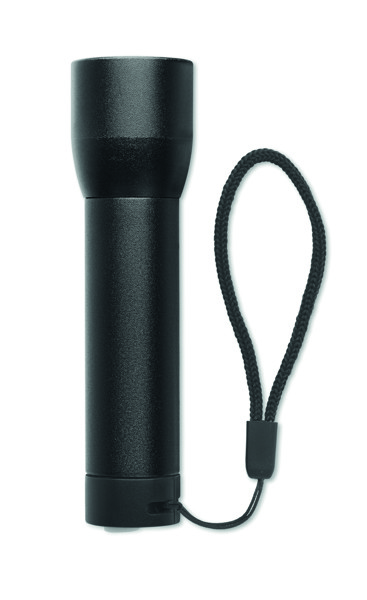 Aluminium rechargeable torch Lumezo - Black
