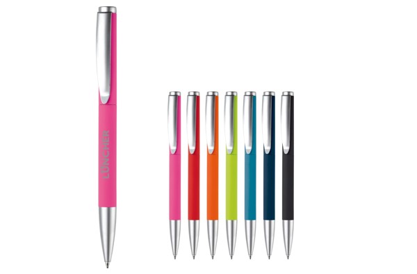 Ball pen Modena soft touch - Black