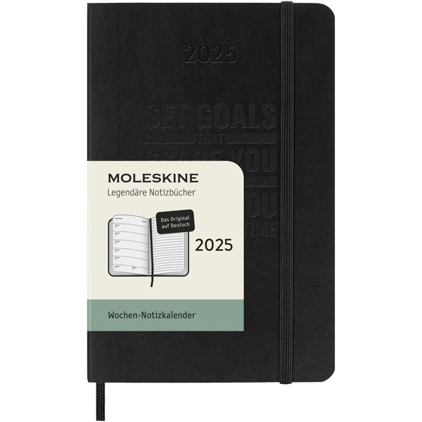 Moleskine soft cover 12 month weekly PK planner - German