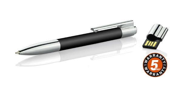 Długopis z pamięcią USB BRAINY 16 GB - Czarny