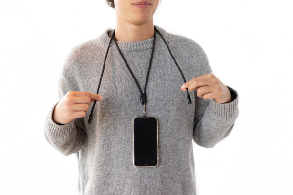 LoopAmp RCS RPET adjustable 160 cm phone cord with 60W cable