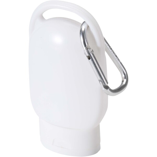 Crème solaire SPF 30 Rosie avec mousqueton - Blanc