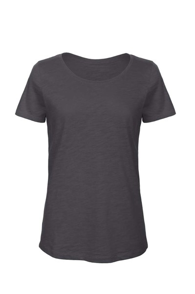 B&C Inspire Slub T /Women - Chic Anthracite / M