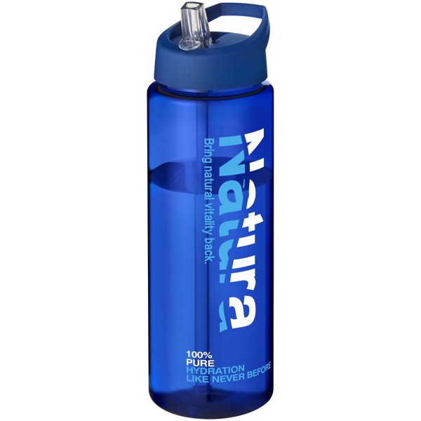 H2O Vibe 850 ml sportovní lahev s víčkem s hubičkou - Modrá