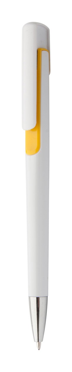 Ballpoint Pen Rubri - Yellow / White