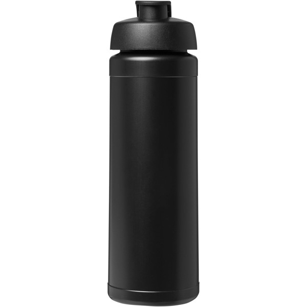 Borraccia sportiva in materiale riciclato con coperchio a scatto da 750 ml Baseline Rise - Nero / Nero
