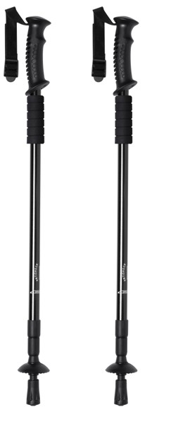 Walking Poles Set Brulen - Silver