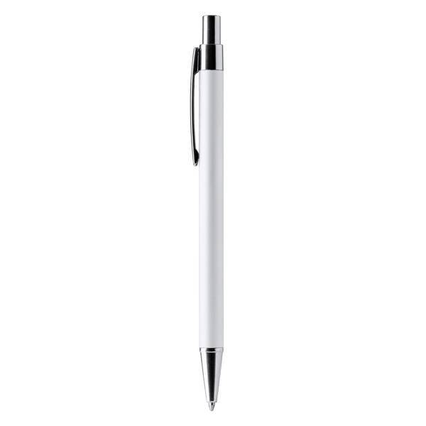Ball Pen Rodal - White / BLUE INK