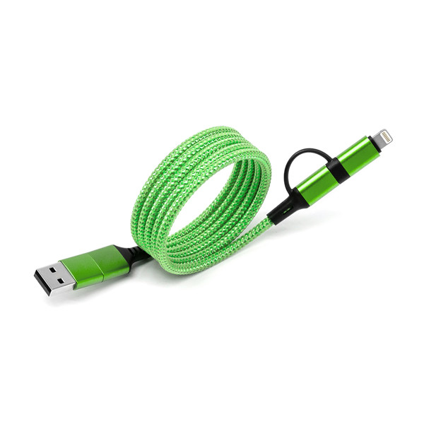 Magnetický rychlonabíjecí datový kabel 4v1 UC063 - SILVER