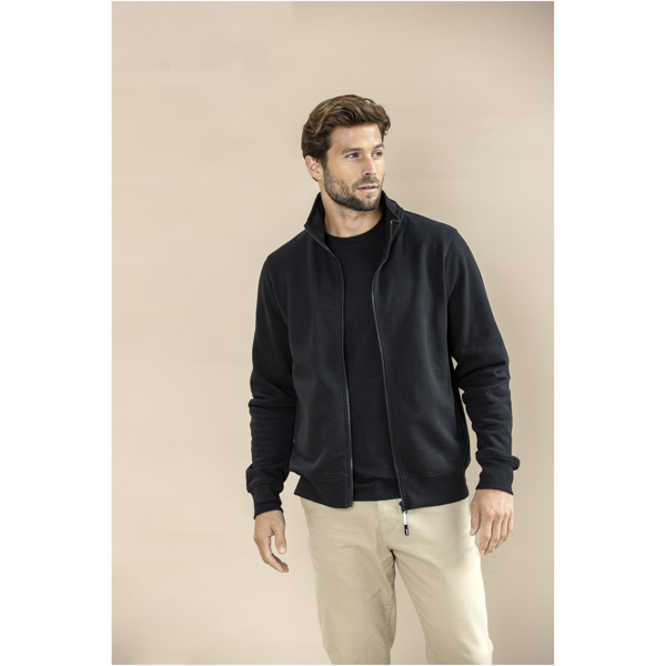 Galena 320 g/m2 unisex Aware™ recycled full zip sweater - Black / 3XL