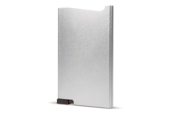 Porte-cartes bancaire en aluminium - Argent