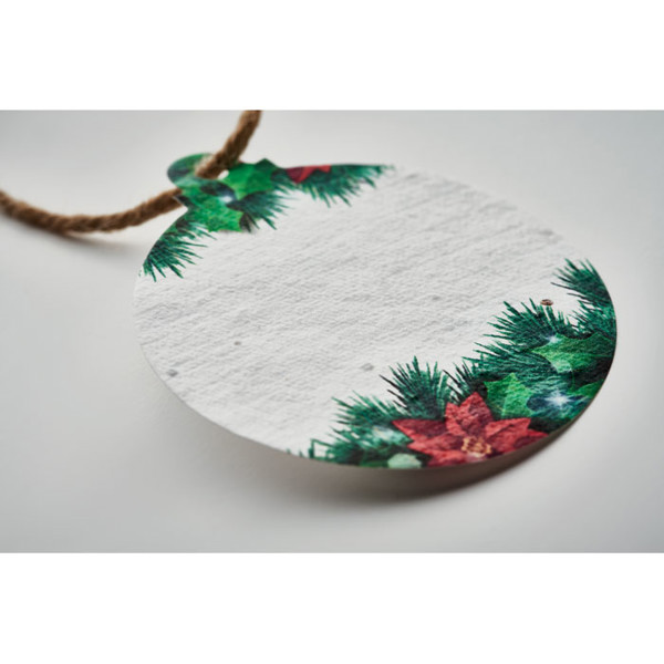 MB - Seed paper Xmas ornament Bauseed