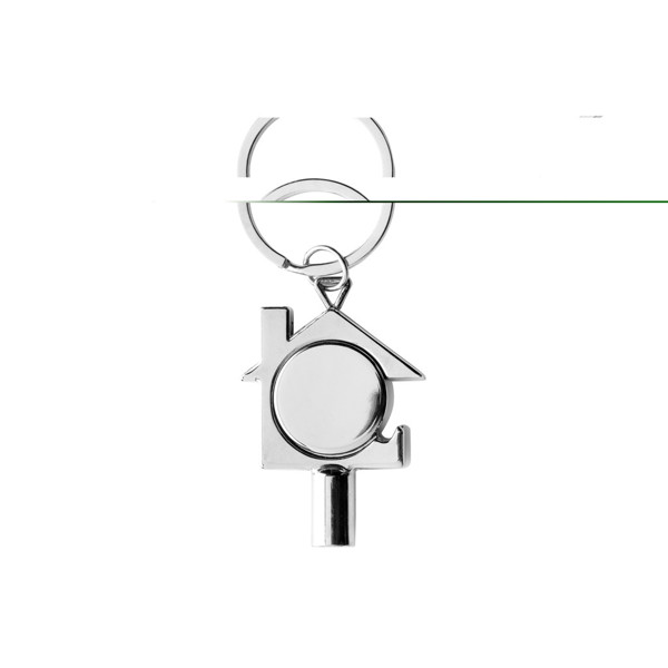 RCS recycled zinc alloy 3 in 1 keychain