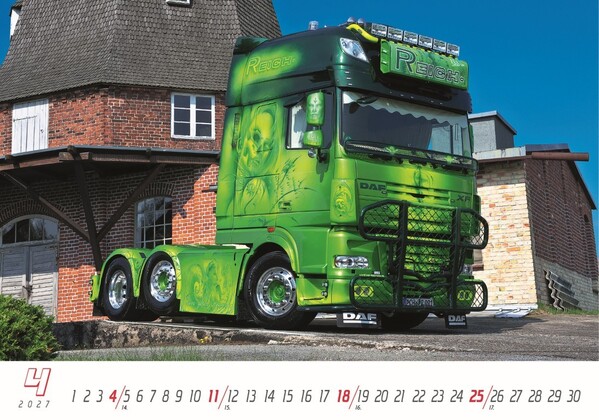 Nástenný Kalendár Trucks 2027