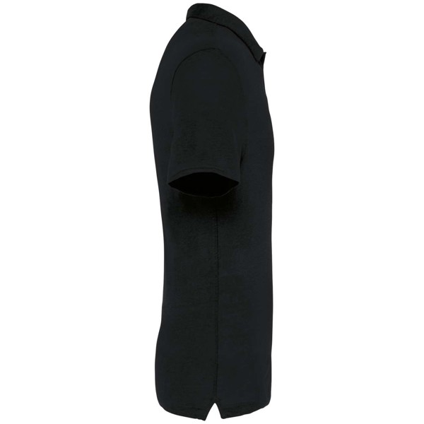 Men’S Linen Polo Shirt - S