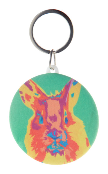 Pin Button Keyring KeyBadge RPET Maxi