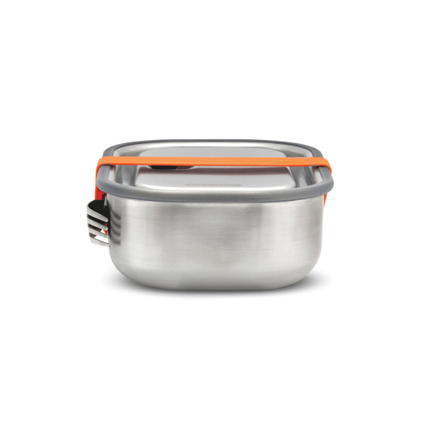 Veľká nerezová krabička na jedlo Black+Blum - Oranžová