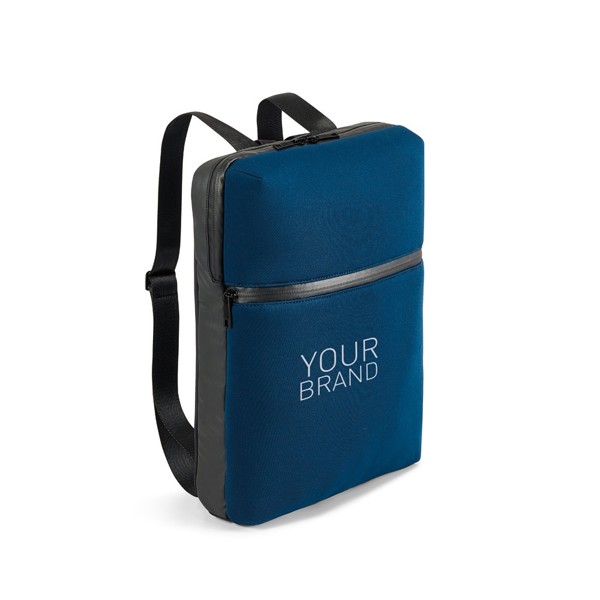 URBAN BACKPACK. Batoh na notebook 14'' v měkké skořepině a plachtě - Modrá