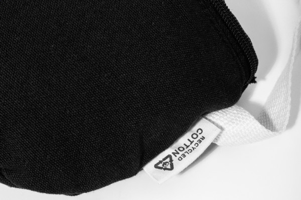 Recycled Canvas Waist Bag Rekan Hip - Black