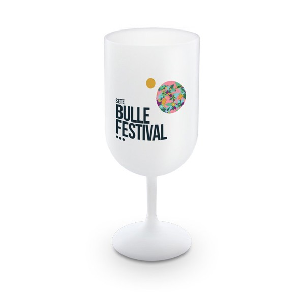 18 cl wine glass - Blanc opaque / 