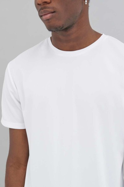 Ambaro Recycled Sports Tee - Arctic White / 2XL