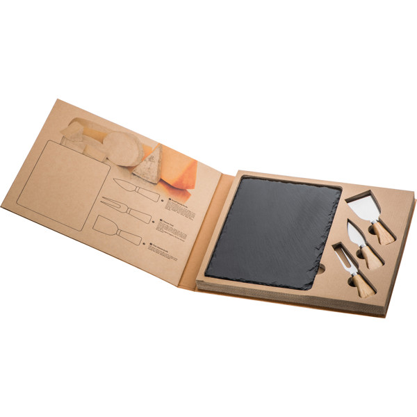VIOLA Set pentru brânzeturi - Anthracite