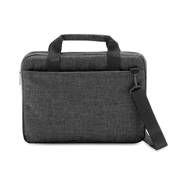 GRAPHS LAPTOP. Pasta para portátil 14'' em poliéster 600D - Cinzento Escuro