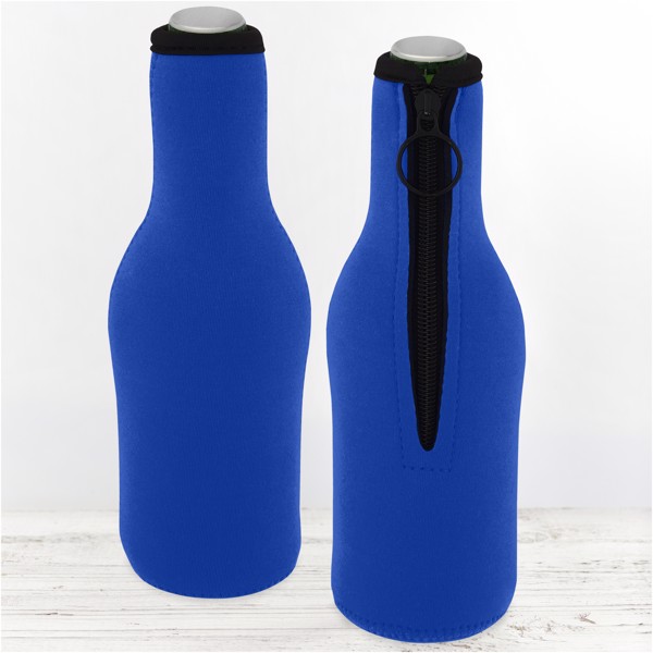 Manchon Fris en néoprène recyclé pour bouteille - Bleu royal