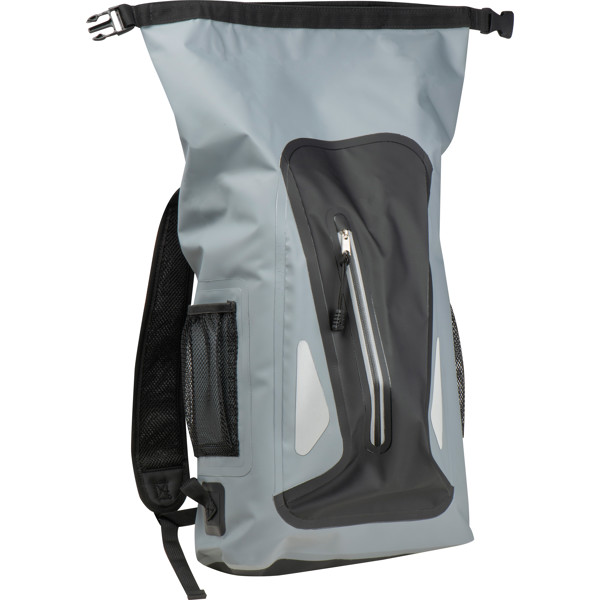 Waterresistant backpack DANIELE - Silvergrey