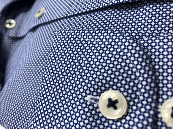 Purple Bow 48 Slim Fit Blue Pattern S