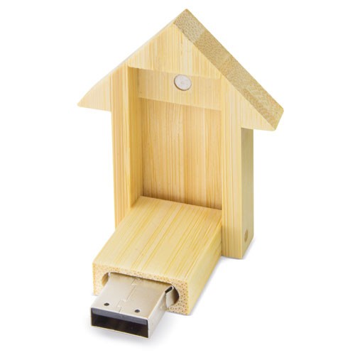 USB MAISON EN BAMBOU 32GB "RESIDENT"