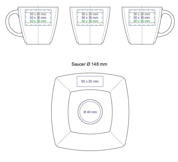 Cup Manhattan Set 200ml white - White / 200 ml