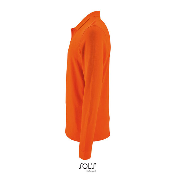 PERFECT MEN LSL POLO 180g Perfect Lsl Men - LaranjaL