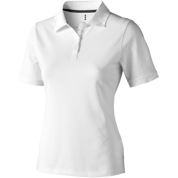 Calgary short sleeve women's polo - White / M