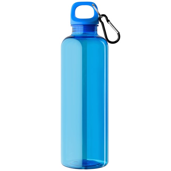 Gourde de vélo Doli, bouchon à vis avec mousqueton, rPET, 740 ml